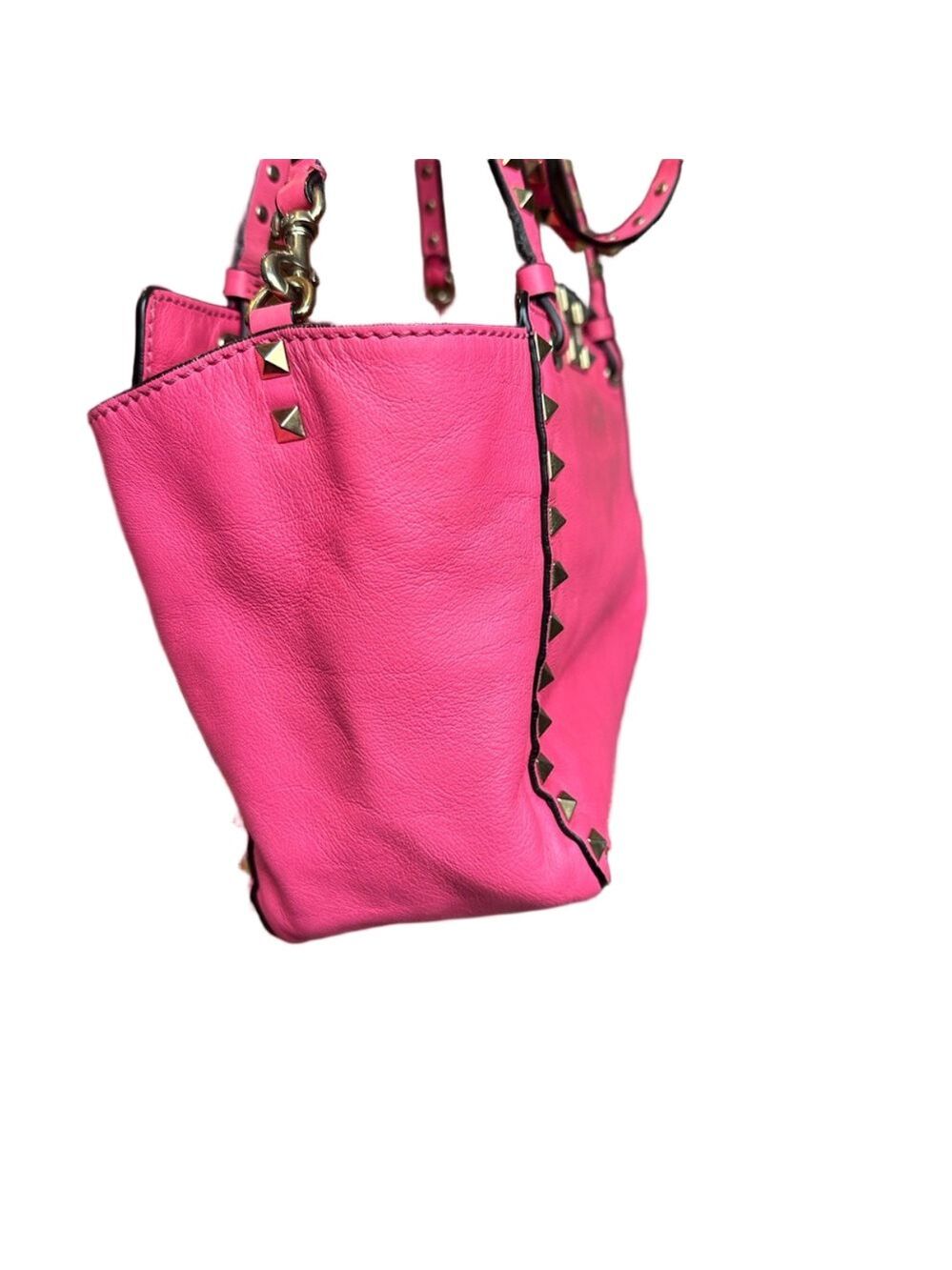 Valentino Pink Rockstud Tote - Picture 6 of 9
